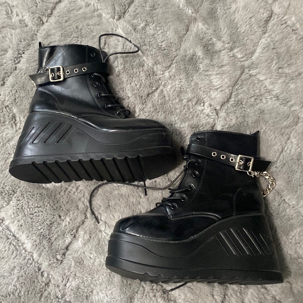 Never worn high platform boots